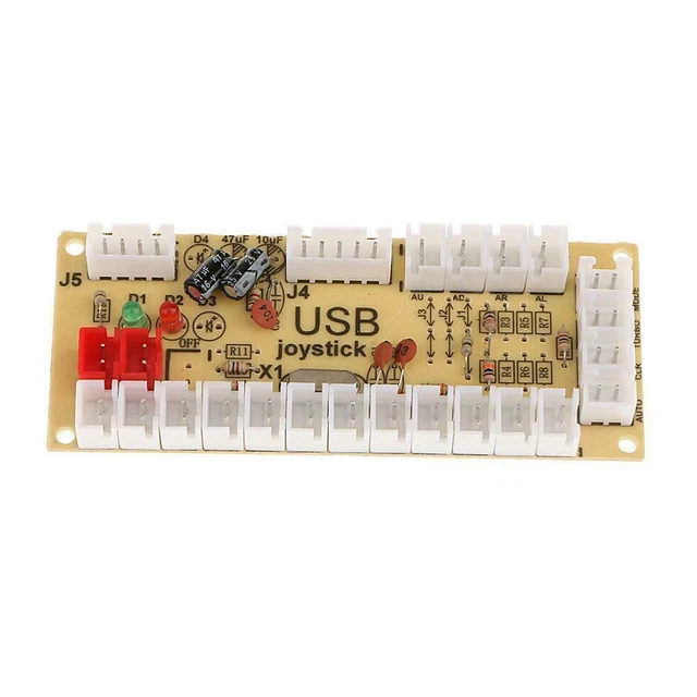 Quimat Zero Delay Arcade USB Encoder Board to Joystick Is compatible With USB1.0