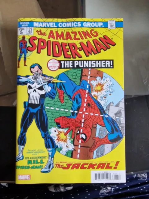 Marvel Comics Amazing Spider-Man 129 Facsimile Edition 2023 First Punisher