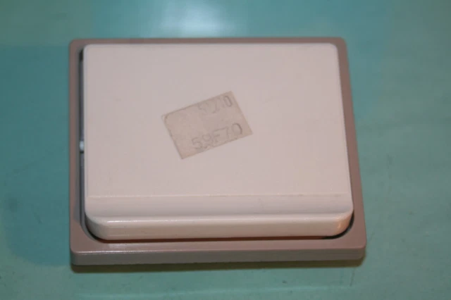 Bouton poussoir à bascule pour télérupteur Arnould 1001 Beige/brun