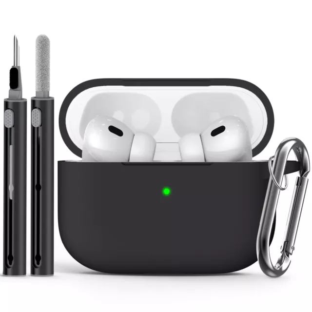 Ljusmicker AirPods Pro Case Cover with Cleaner KitSoft Silicone Protective Ca...