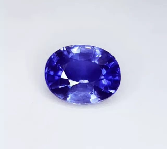 Loose Certified Gemstone 4.27 Ct Natural Blue Sapphire Untreated Oval Shape Gem