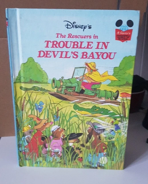 The Rescuers Book Devil DISNEYS WONDERFUL WORLD Of Reading Hardback Book The Rescuers Trouble ...