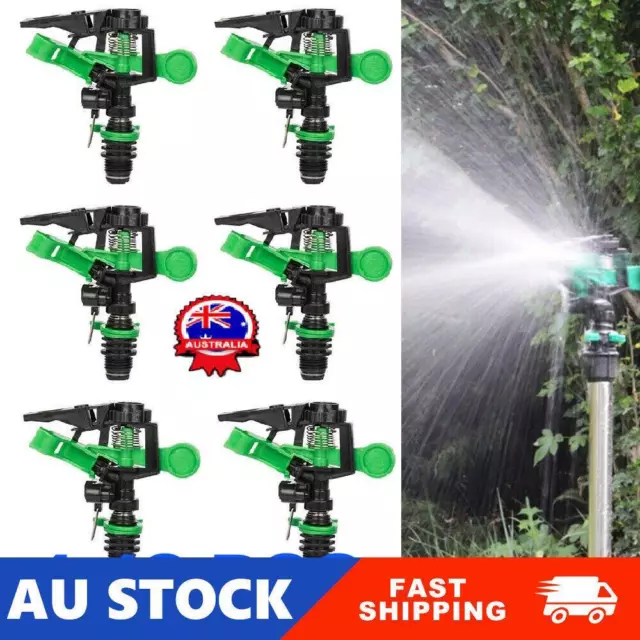 1-50x Head Impact Sprinklers Outdoor Installation Irrigation System Adjustable