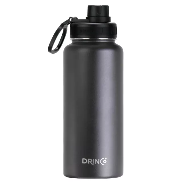 DRINCO Sport Water Bottle Hydro Vacuum Insulated Stainless Steel 32oz Flask