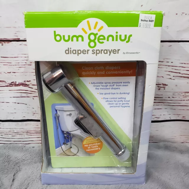 BumGenius Diaper Sprayer - Clean Cloth Diapers, Spray, Bathroom, Cotton Babies