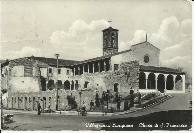 VILLAFRANCA LUNIGIANA - Massa Carrara - Chiesa di S.Francesco - viaggiata -aav31