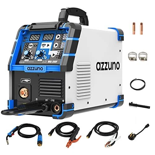 200A MIG Welder,110V/220V Dual Voltage multiprocess welder,Gas Gasless Grey