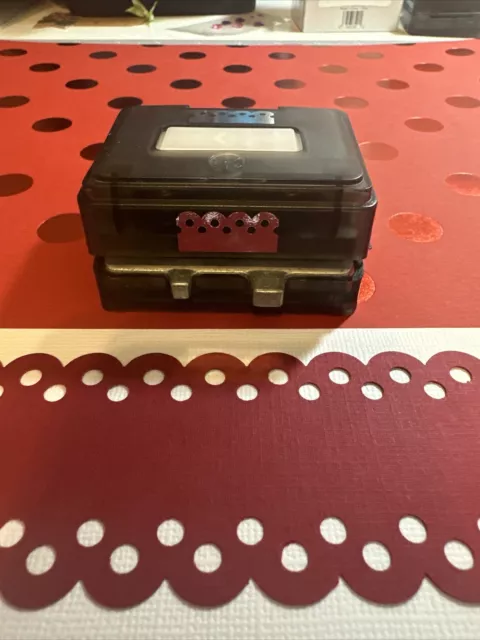 Creative Memories SCALLOP DOT Border Maker Cartridge Punch-MINT No BOX!