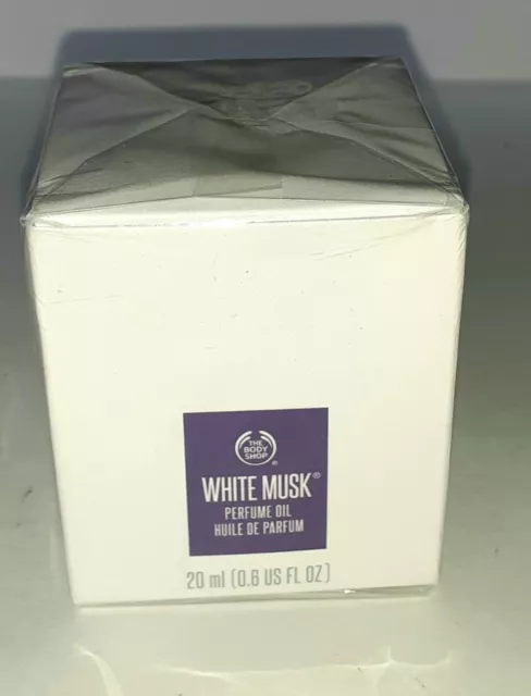 THE BODY SHOP White Musk 20ml Perfume Oil Original Discontinued