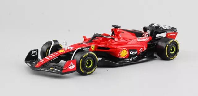 BBURAGO 1:43 2023 FERRARI FORMULA 1 F1 SF23 #16 Charles Leclerc Model CAR