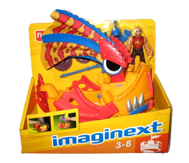 IMAGINEXT BATEAU BOAT dragon pirate skiff Fisher price NIB NF