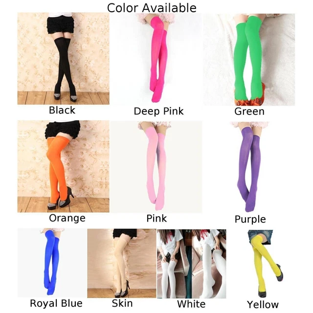 Chaussette Halloween Enfant Chaussettes Hautes Rayées Au-dessus Du Genou Pour Femmes, Bas Chaussette Haute