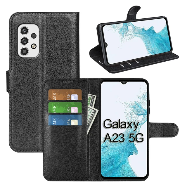 Coque pour Samsung Galaxy A23 5G Étui Téléphone Portable Sac Rabattable
