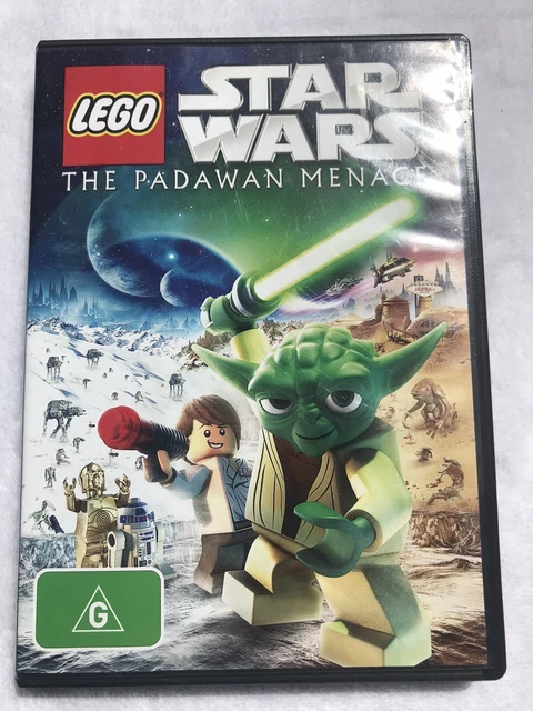 LEGO Star Wars - The Padawan Menace (DVD, 2011) Reg 4 Childrens Cartoon Tested