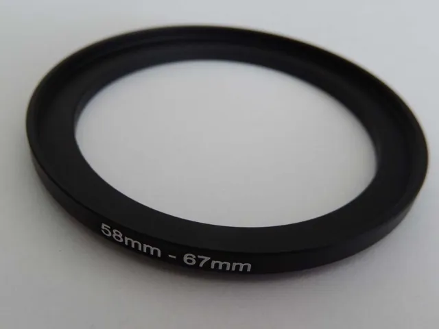 Step Up Adaptateur de filtre métal 58mm - 67mm  pour Nikon, Ricoh, Sigma