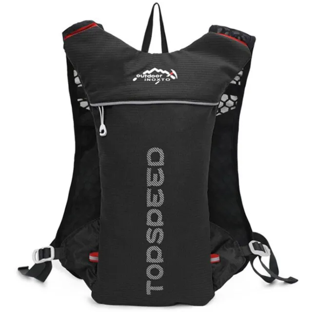 Running Backpack Hydration Vest Marathon Lightweight 5L Bicycle 1.5-2L Water Bag