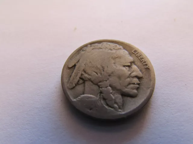 1918 D Buffalo Nickel Denver Mint 5 Cents US Bison Coin 5c