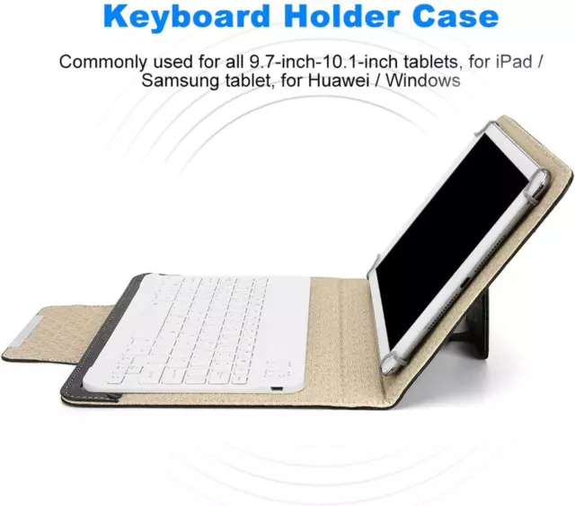 Custodia Protettiva Universale per Tablet PC Portatile Con Tastiera Bluetooth pe 2