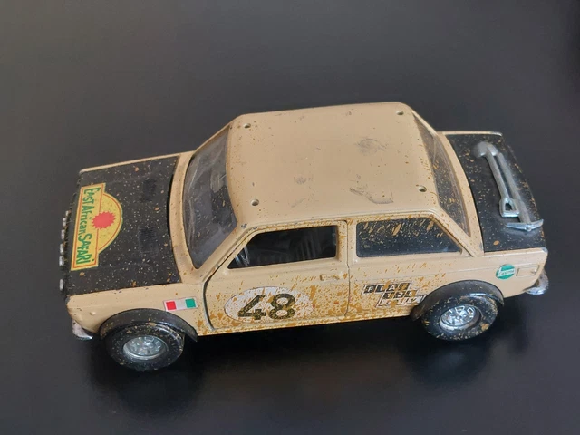 Voiture Miniature Polistil Politoys 1/25 - Fiat 128 Incomplète, Occasion