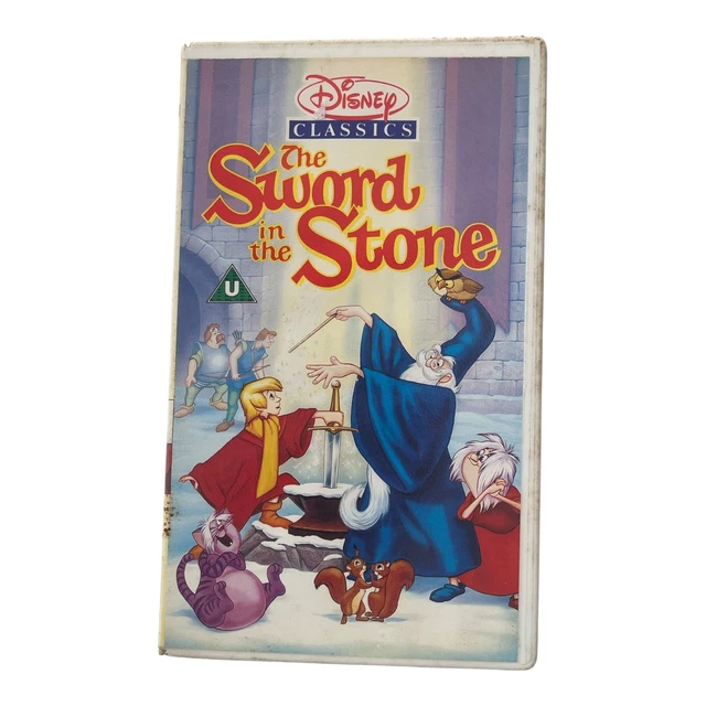 DISNEY CLASSICS THE Sword in the Stone VHS Vintage 1990s Family Film £