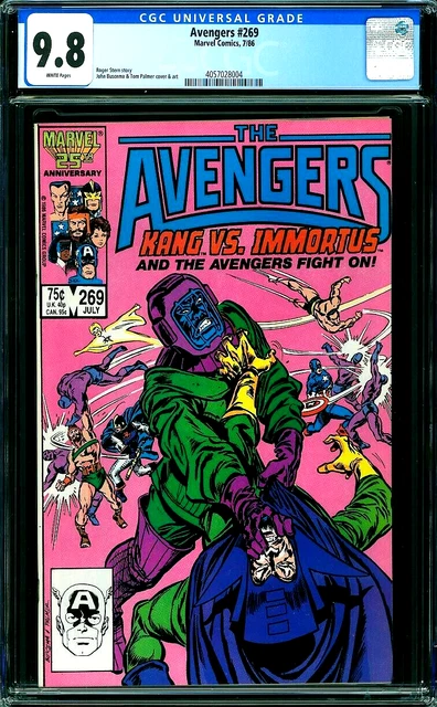 AVENGERS 269 CGC 9.8 WP John Romita KANG vs. IMMORTUS Copper Age MARVEL 1986