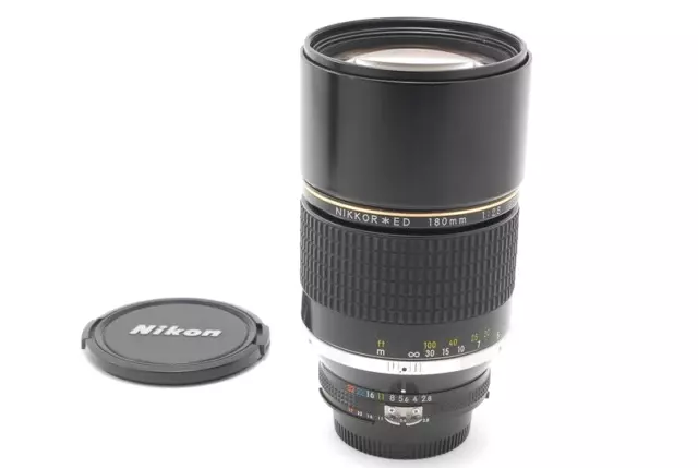 [NEAR MINT] Nikon NIKKOR ED 180mm F/2.8 Ai-S AiS MF Telephoto Lens from Japan