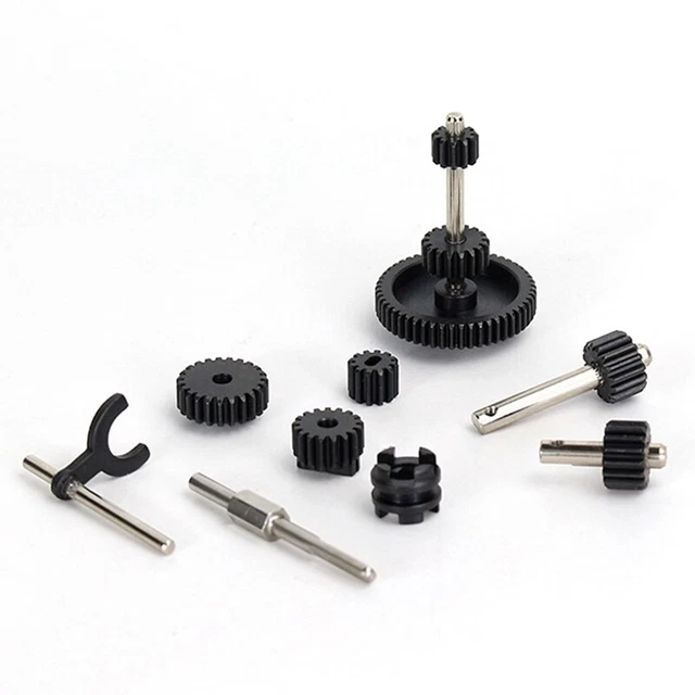 Kit Engrenages Plastique 80 Pièces - Poulies, Courroies, Engrenages - Pour Robots Et Modèles DIY
