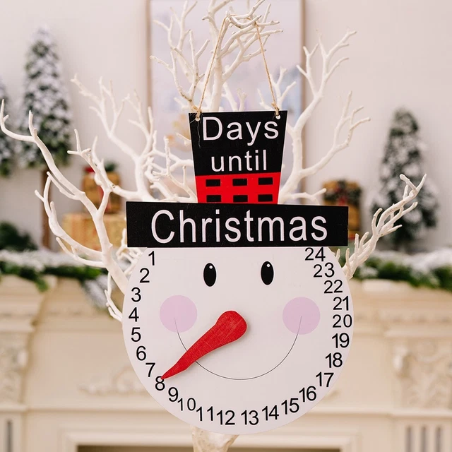 Calendario dell'Avvento in filato di lana, 24 giorni, conto alla rovescia fino a Natale 2024, calendario dell'Avvento all'uncinetto, K3n9, calendario dell'Avvento Yule per maglieria