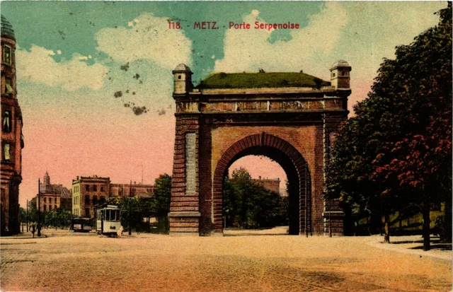 CPA Lorraine Moselle METZ Porte Serpenoise (984528)