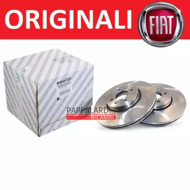 2 Dischi Freno Anteriori Originali Fiat 500 595 695 1.4 Abarth