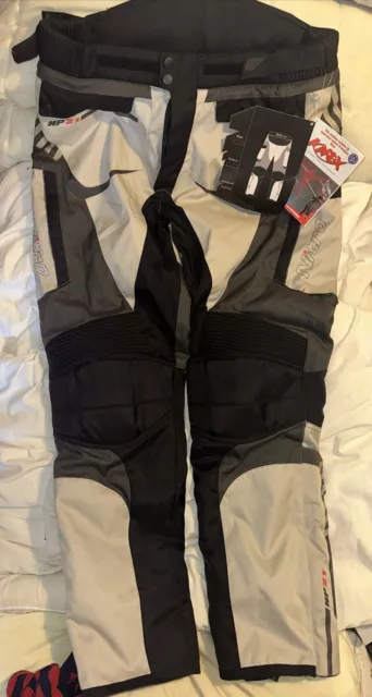 NITRO ADVENTURE TEXTILE PANTS Style NP21 Size XL - with Liner and Knox Armour