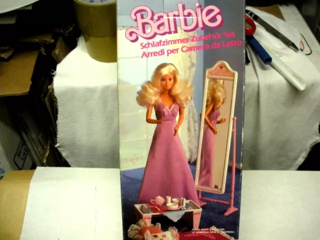 Barbie Arredi Per Camera Da Letto Bedroom Acc. #2375 1985 Mattel Nrfb Sigillata