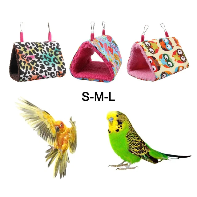 Vogel Papagei Sittich Budgie Hängematte Käfig Warme Hütte Zelt Haustier Bett
