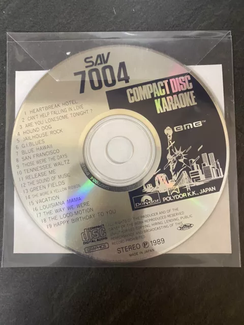 SAV 7004 / P1 NuTech Karaoke Disc CD+G