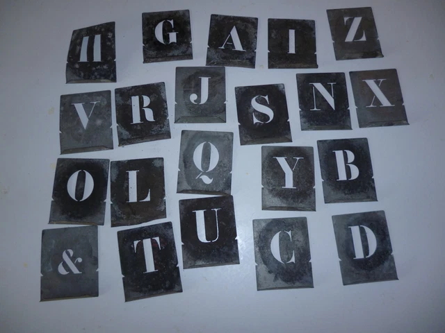 LOT DE POCHOIR lettre EUR 20,00 - PicClick FR