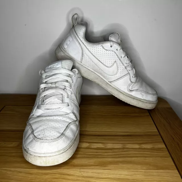 NIKE COURT BOROUGH LOW Mens Trainers Sneakers - UK 8 / EUR 42.5 - White