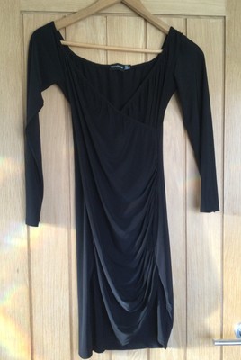 pretty little thing Black Long Sleeve Bodycon dress 12