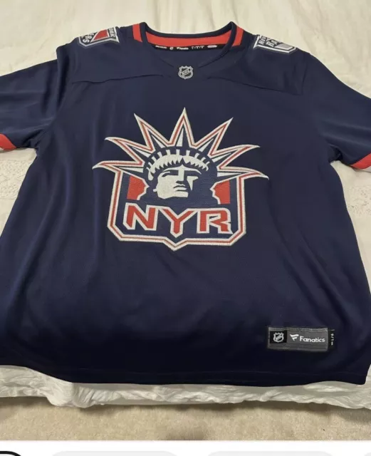 NEW YORK RANGERS Mika Zibanejad Reverse Retro 1.0 Adidas Jersey Size 46  $225.00 - PicClick