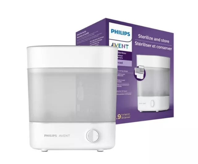 Philips Avent SCF291/00 Sterilisator bis zu 6 Babyflaschen, Sauger und Zubehör