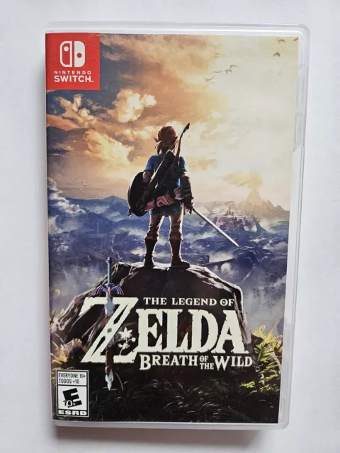 The Legend of Zelda: Breath of the Wild Nintendo Switch Game w/Case