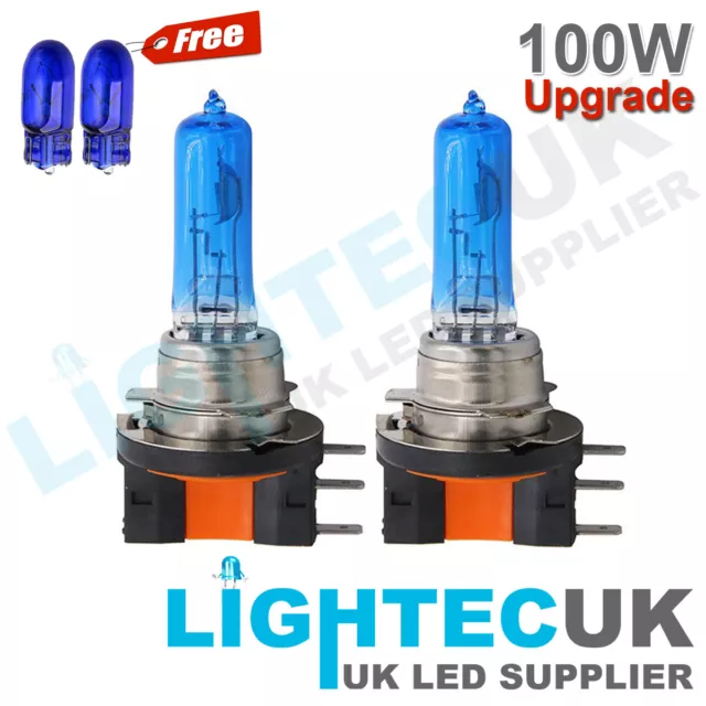 H15 100W Xenon Upgrade White Canbus Error Free High Beam Drl Headlight Bulbs Uk