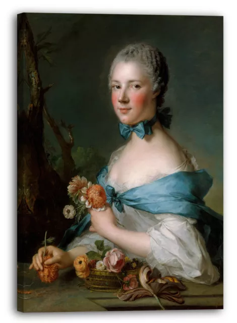 Toile/Cadres Jean Marc Nattier - Portrait d'une femme, appelée la Marquise Perr