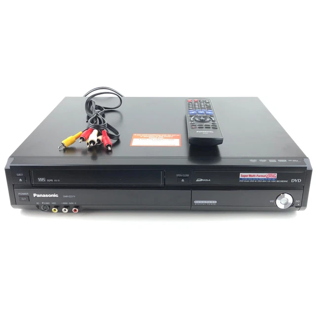 PANASONIC DMREZ37V DVD VCR Combo Player VHS to DVD Recorder w/ Remote