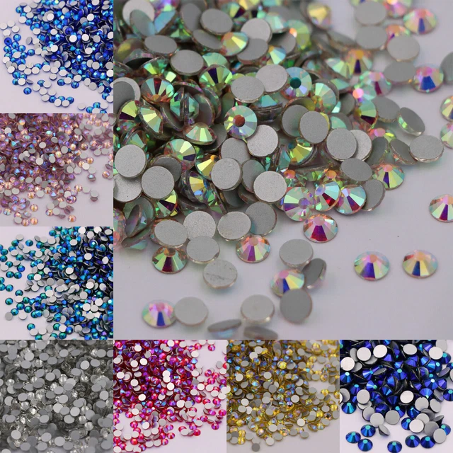 Glass Rhinestones 3D Nail Art Design Crystal Strass AB Stones Gems Decorations