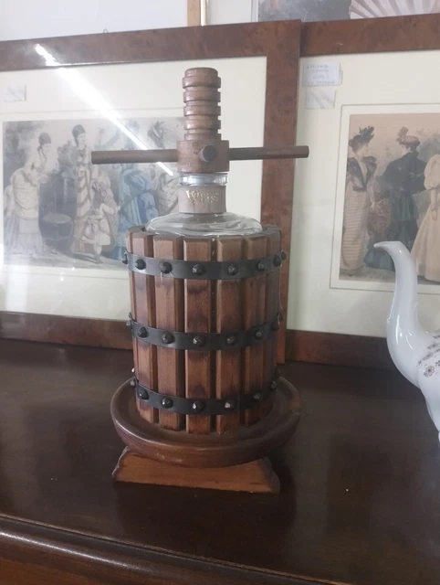 Vaso Di Fiori A Forma Di Cuore In Vetro Con Cornice Vintage In Legno - Decorazione Da Tavolo Per Casa E Ufficio