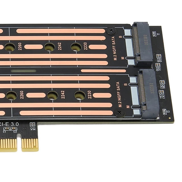 M.2 SSD NGFF To PCIE Adapter Up To 6Gbps NCQ MSI Supported Plug And Pla FD5