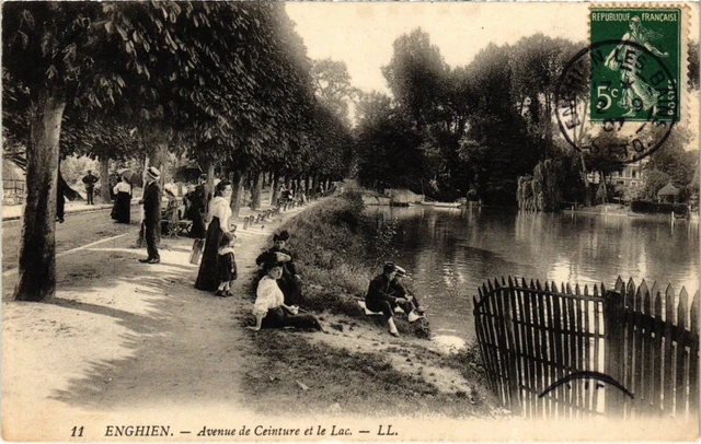 CPA Enghien les Bains Avenue e Ceinture et le Lac FRANCE (1332959)