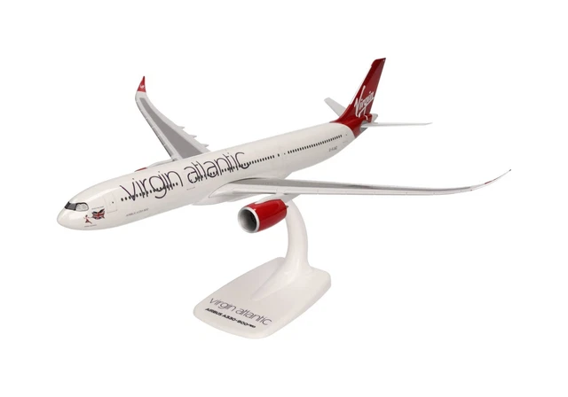 Produktbild von Herpa 537223 Modellflugzeug Virgin Atlantic Airbus A330-900neo - Maßstab 1:500, Metall, Sammlerstück Ohne Standfuß