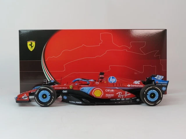 BBR 1/18 Ferrari SF-24 - Miami GP 2024 - Leclerc #16 - BBR241816B