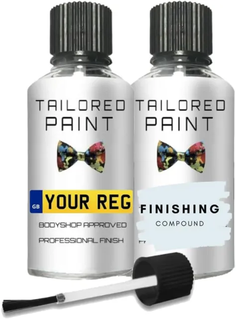 Exact Match Touch Up Paint + Brush Mixed From Car Registration Reg 30ml Bottle